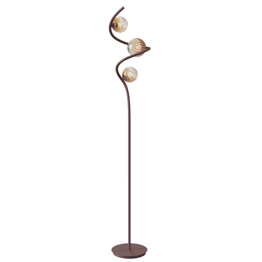 ONLI - Podna lampa FRIDA 3xG9/10W/230V bakrena