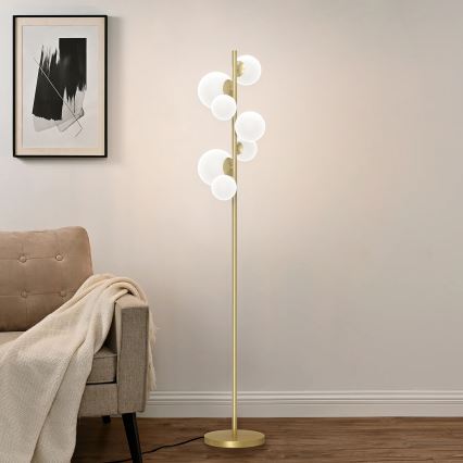 ONLI - Podna lampa PALOMA 7xG9/10W/230V zlatna