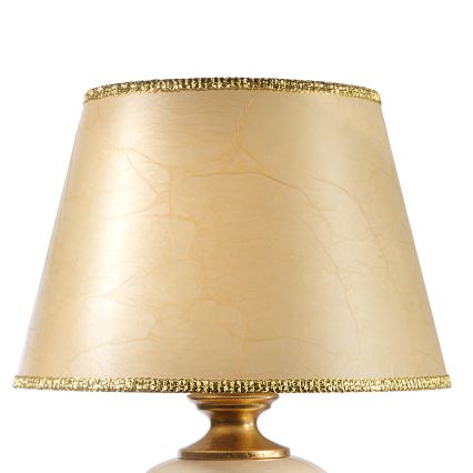 ONLI - Stolna lampa AMADEUS 1xE27/15W/230V 72 cm bež/zlatna