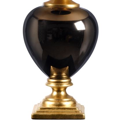 ONLI - Stolna lampa AMADEUS 1xE27/15W/230V 72 cm crna/zlatna