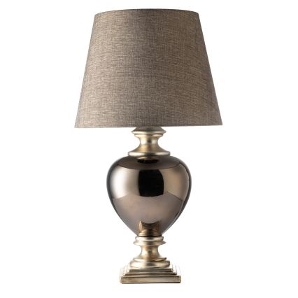 ONLI - Stolna lampa AMADEUS 1xE27/15W/230V siva