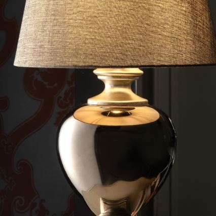 ONLI - Stolna lampa AMADEUS 1xE27/15W/230V siva
