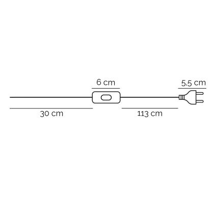 ONLI - Stolna lampa AMADEUS 1xE27/15W/230V siva
