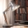 ONLI - Stolna lampa ARCHITETTO 1xE27/22W/230V 62 cm siva/smeđa