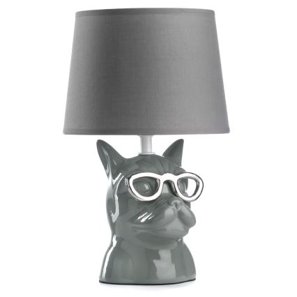 ONLI - Stolna lampa BIAGIO 1xE14/6W/230V siva