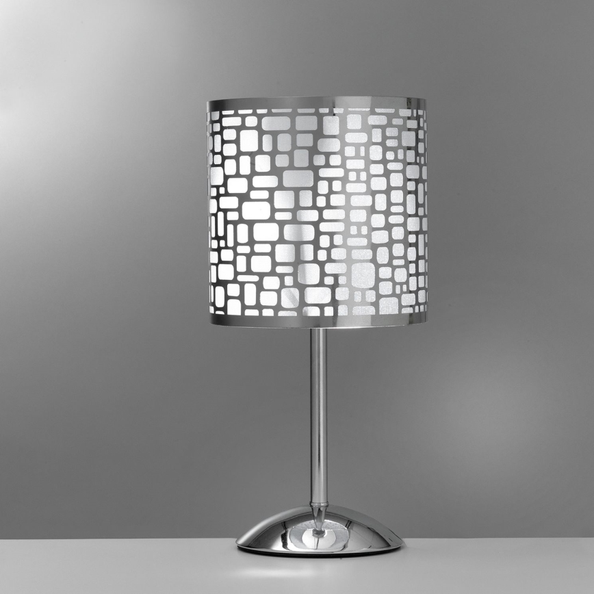 ONLI - Stolna lampa BRUCE 1xE27/15W/230V 40 cm mat krom