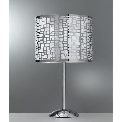 ONLI - Stolna lampa BRUCE 1xE27/15W/230V 52 cm mat krom