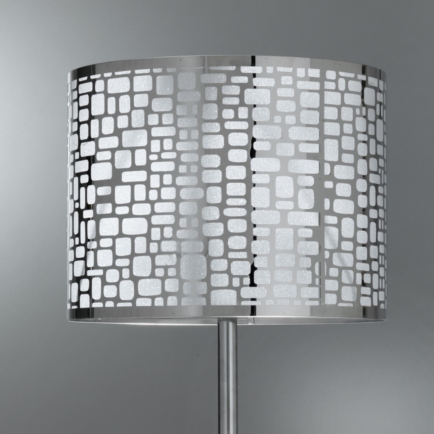 ONLI - Stolna lampa BRUCE 1xE27/15W/230V 52 cm mat krom