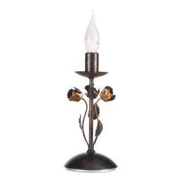 ONLI - Stolna lampa CAROLINA 1xE14/6W/230V 40 cm brončana
