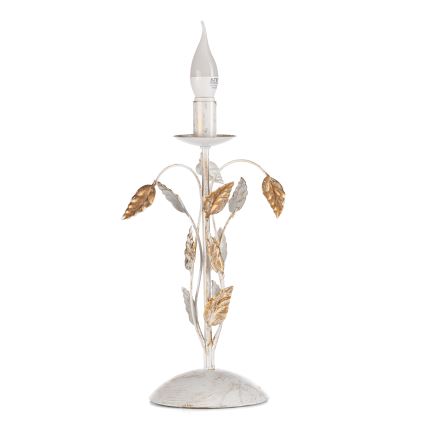 ONLI - Stolna lampa COLLANA 1xE14/6W/230V 40 cm bijela