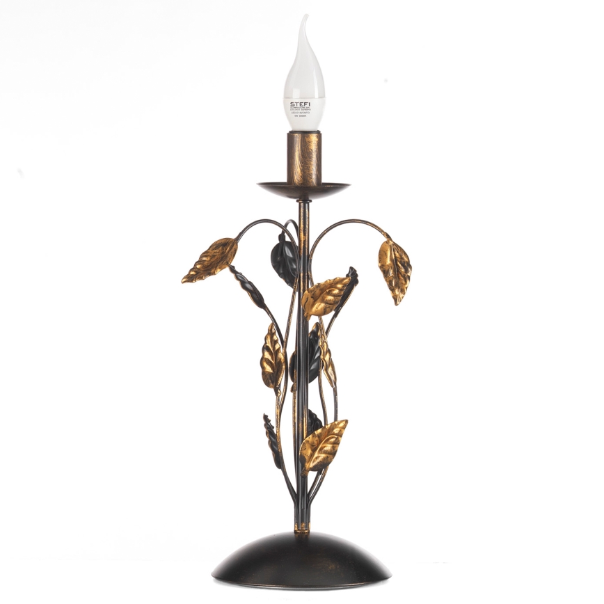 ONLI - Stolna lampa COLLANA 1xE14/6W/230V 40 cm brončana