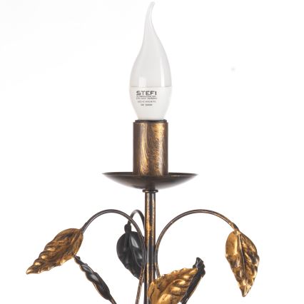 ONLI - Stolna lampa COLLANA 1xE14/6W/230V 40 cm brončana