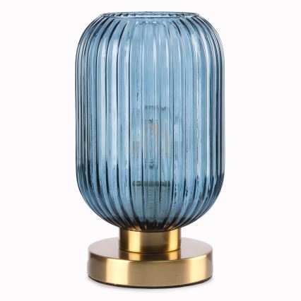ONLI - Stolna lampa DOROTY 1xE27/22W/230V plava/zlatna