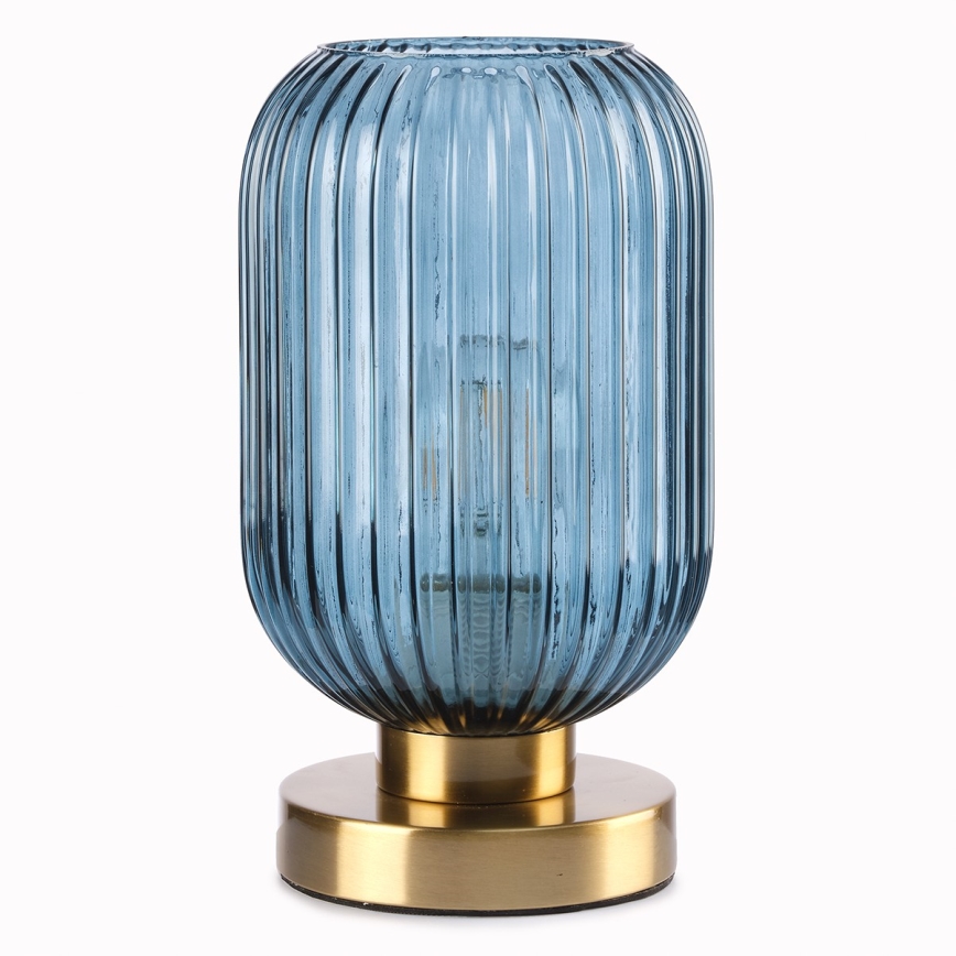 ONLI - Stolna lampa DOROTY 1xE27/22W/230V plava/zlatna