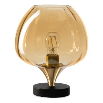 ONLI - Stolna lampa ELIDE 1xE27/15W/230V crna/bakrena