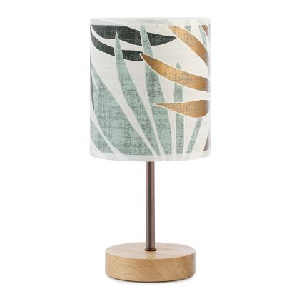 ONLI - Stolna lampa FLORA 1xE27/22W/230V 28 cm zelena/zlatna