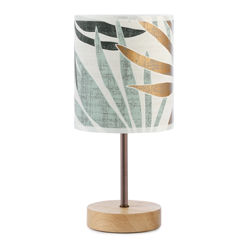 ONLI - Stolna lampa FLORA 1xE27/22W/230V 28 cm zelena/zlatna