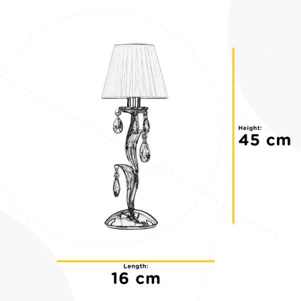 ONLI - Stolna lampa JACQUELINE 1xE14/6W/230V