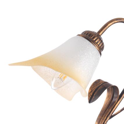 ONLI - Stolna lampa LUCREZIA 1xE14/6W/230V brončana