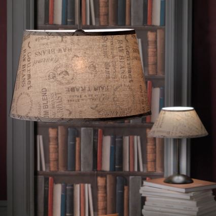 ONLI - Stolna lampa MAIDA 1xE27/15W/230V 38 cm smeđa