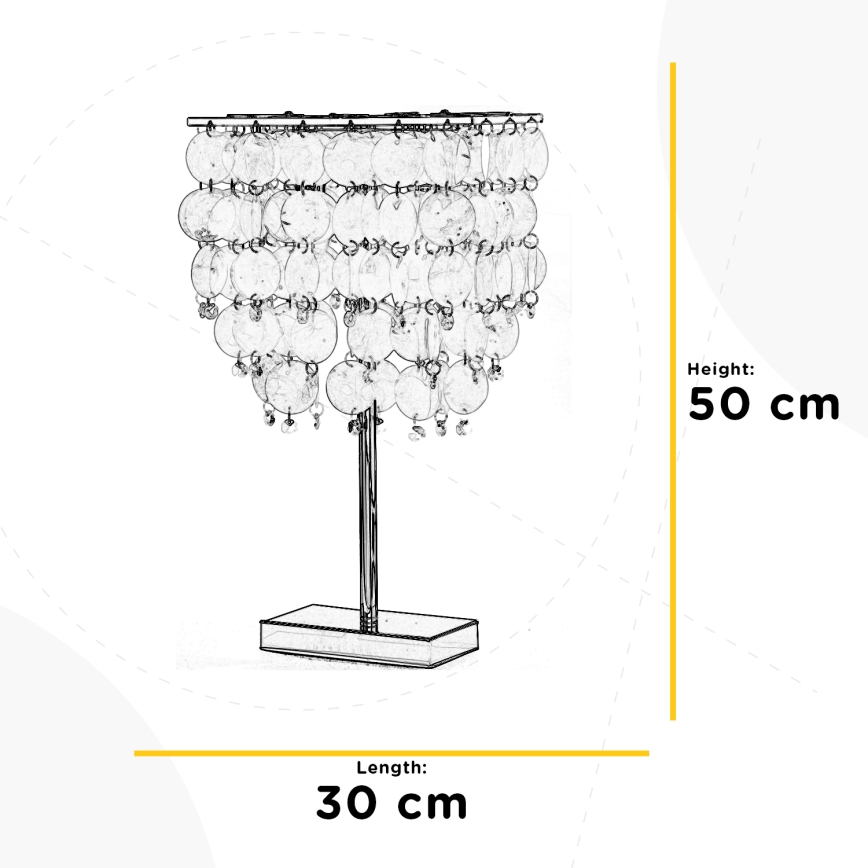 ONLI - Stolna lampa MAKANI 2xE14/6W/230V
