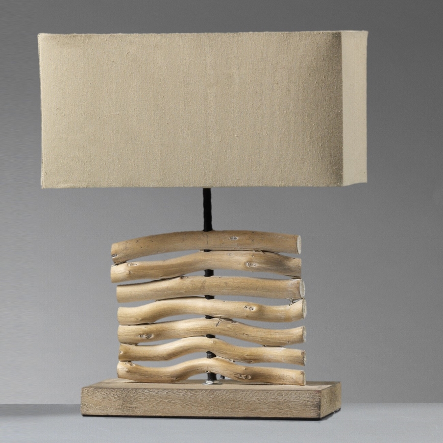 ONLI - Stolna lampa MARICA 1xE27/22W/230V bež 38 cm