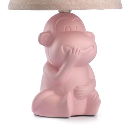 ONLI - Stolna lampa MONKEY 1xE14/6W/230V ružičasta