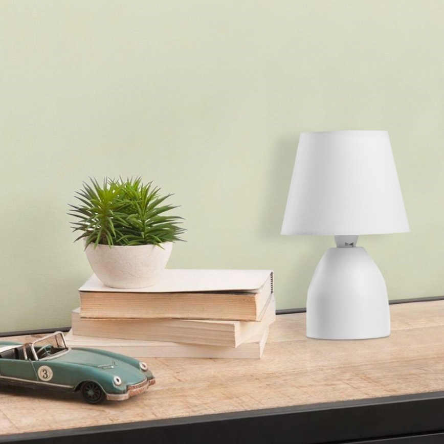 ONLI - Stolna lampa NANO 1xE14/6W/230V bijela 19 cm