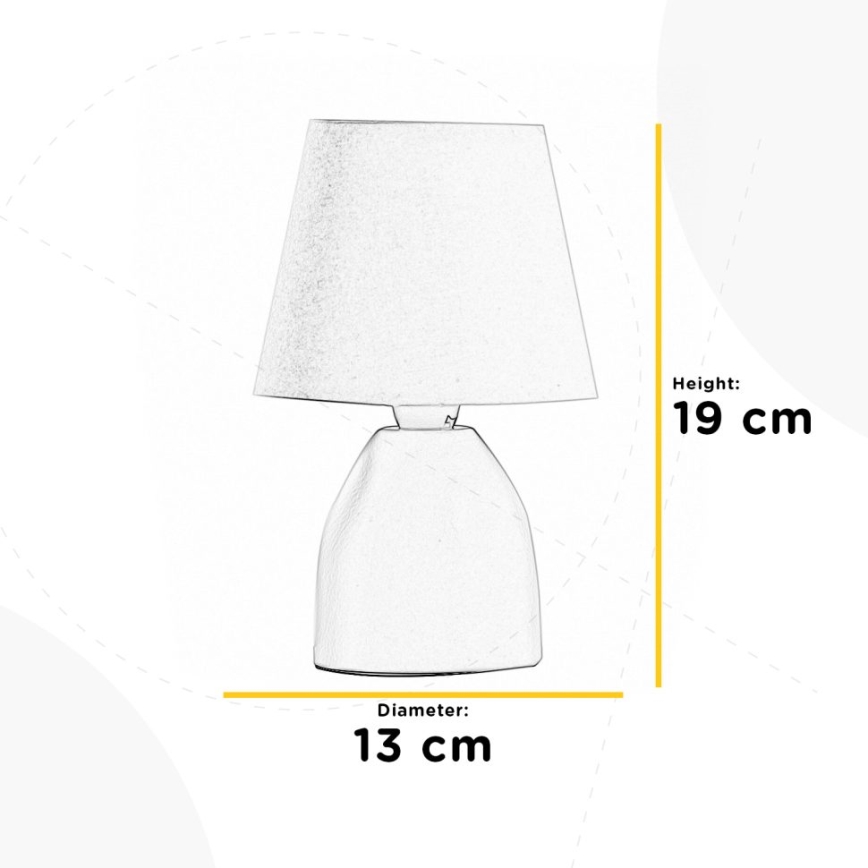 ONLI - Stolna lampa NANO 1xE14/6W/230V smeđa 19 cm