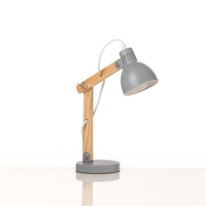 ONLI - Stolna lampa NORA 1xE14/6W/230V siva