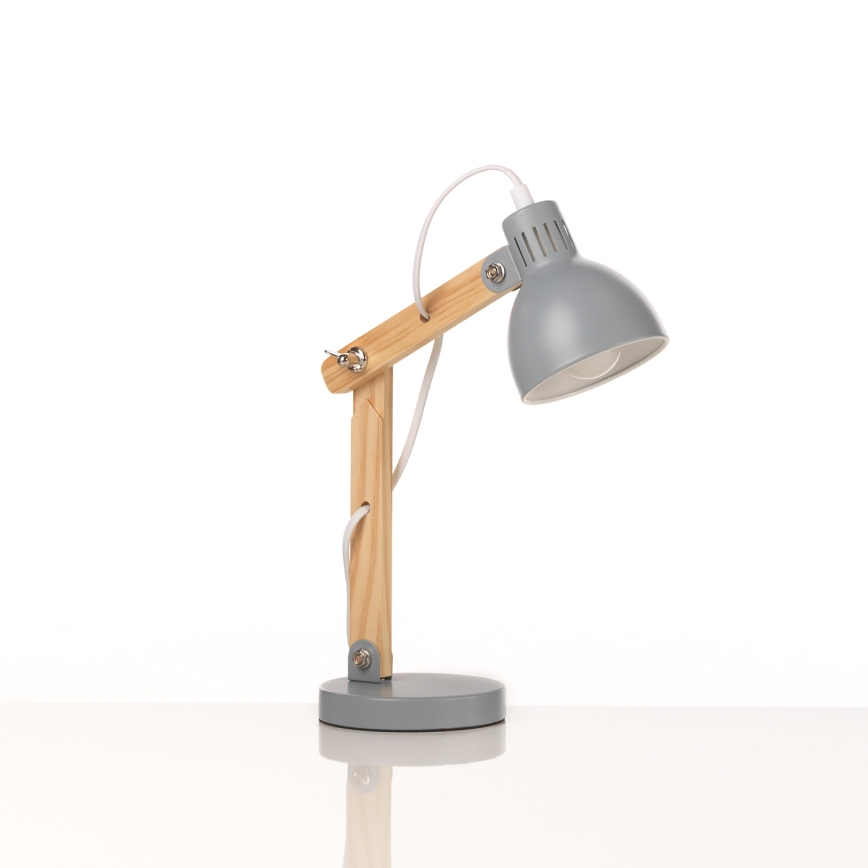 ONLI - Stolna lampa NORA 1xE14/6W/230V siva