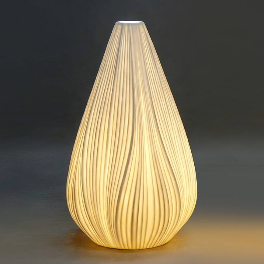 ONLI - Stolna lampa NUVIA 1xE14/6W/230V 32 cm bijela