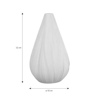 ONLI - Stolna lampa NUVIA 1xE14/6W/230V 32 cm bijela