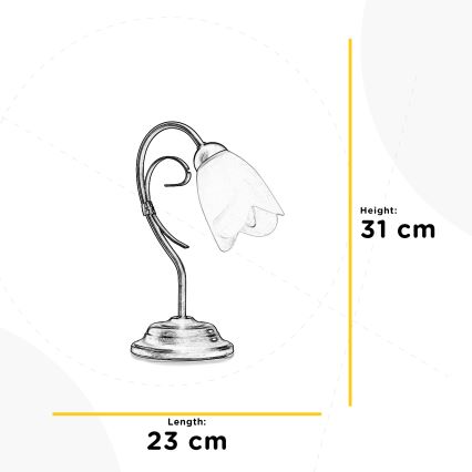 ONLI - Stolna lampa ODINO 1xE14/6W/230V 30 cm