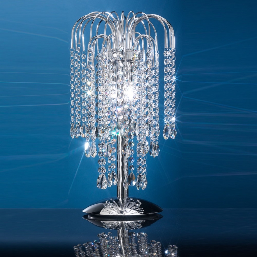 ONLI - Stolna lampa PIOGGIA 2xE14/6W/230V 50 cm sjajni krom