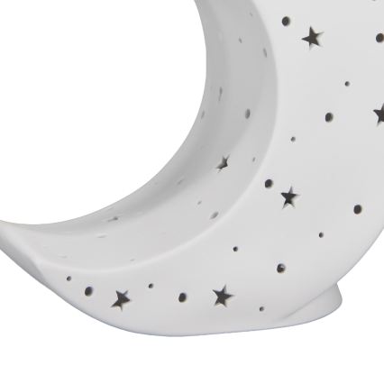 ONLI - Stolna lampa PORCELLANA 1xE14/6W/230V 21 cm mjesec
