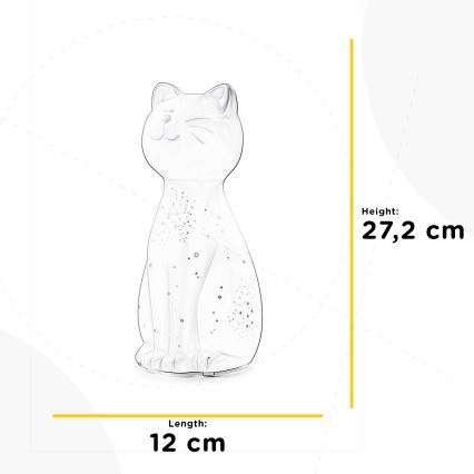 ONLI - Stolna lampa PORCELLANA 1xE14/6W/230V 27,2 cm mačka