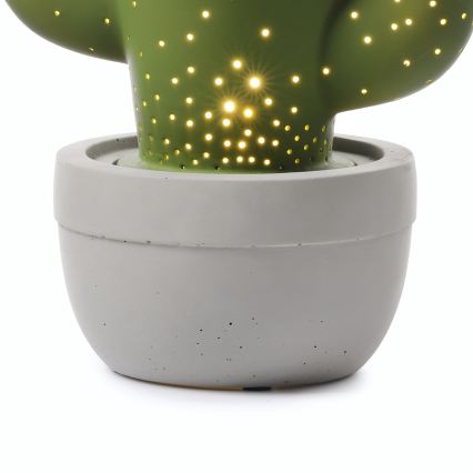 ONLI - Stolna lampa PORCELLANA 1xE14/6W/230V 27 cm u obliku kaktusa