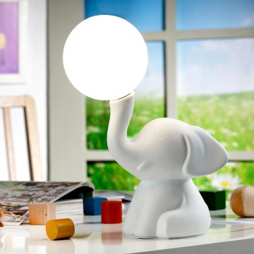 ONLI - Stolna lampa PORCELLANA 1xG9/6W/230V 31 cm slon