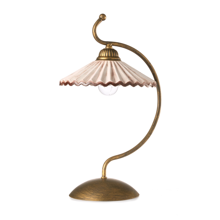 ONLI - Stolna lampa ROSINA 1xE14/6W/230V brončana