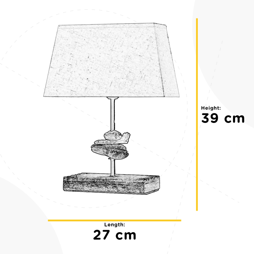 ONLI - Stolna lampa SEREGON 1xE27/22W/230V