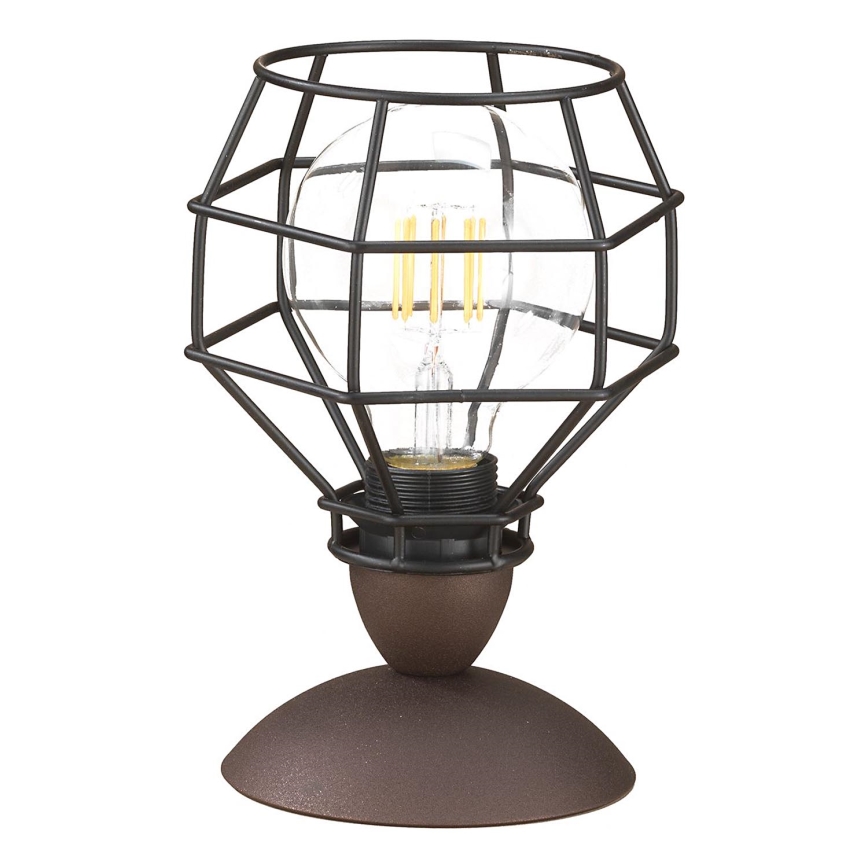 ONLI - Stolna lampa SPIDER 1xE27/15W/230V 23 cm crna/smeđa