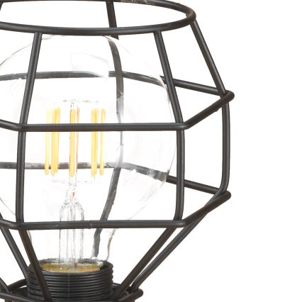 ONLI - Stolna lampa SPIDER 1xE27/15W/230V 23 cm crna/smeđa