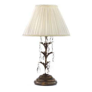 ONLI - Stolna lampa TERESA 1xE27/22W/230V brončana 58 cm