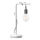 ONLI - Stolna lampa WIRE 1xE27/15W/230V 48 cm siva/bijela