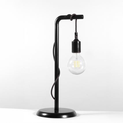 ONLI - Stolna lampa WIRE 1xE27/15W/230V 50 cm crna