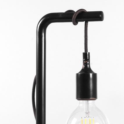 ONLI - Stolna lampa WIRE 1xE27/15W/230V 50 cm crna
