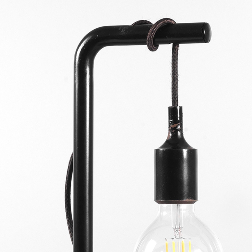 ONLI - Stolna lampa WIRE 1xE27/15W/230V 50 cm crna