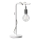 ONLI - Stolna lampa WIRE 1xE27/15W/230V 50 cm siva/bijela