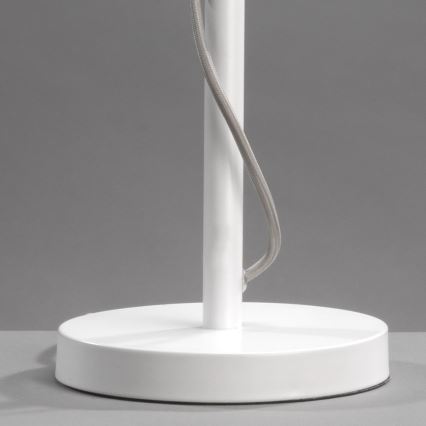 ONLI - Stolna lampa WIRE 1xE27/15W/230V 50 cm siva/bijela